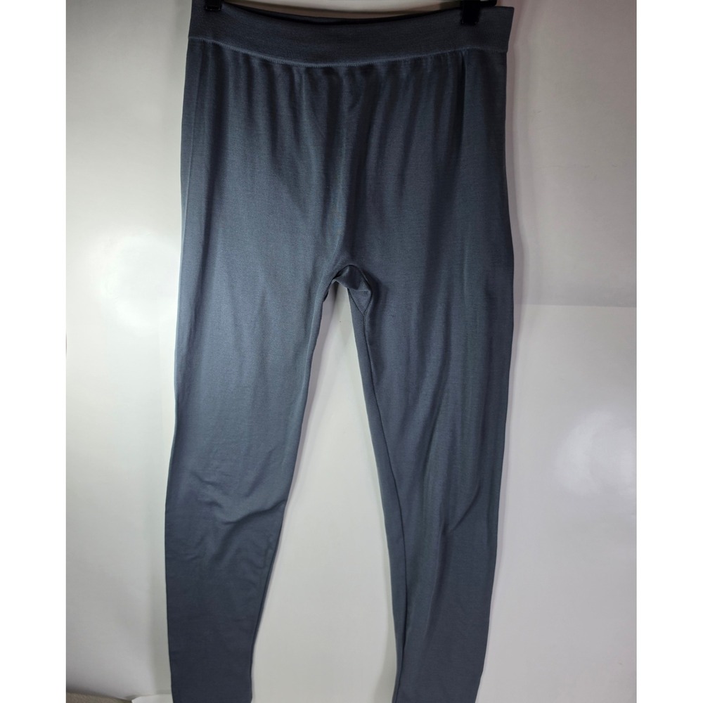 Thrill Maternity Gray Leggings One Size OS Comfort‎ Stretch Elastic Waist Pants